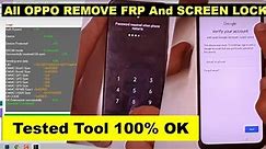 All Oppo Pattern Unlock Tool | Remove Screen Lock And Frp Bypass 100% working
