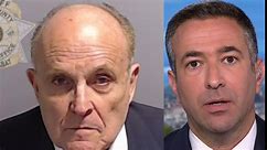 See Rudy Giuliani’s RICO mugshot: Ari Melber on coup defendant’s jail booking
