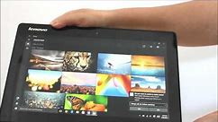 Lenovo Yoga convert laptop to tablet and back