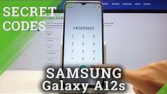 Secret Codes SAMSUNG Galaxy A12s - Testing Menu / Hidden Service Mode