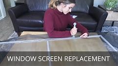 Replace a Window Screen - Step by Step! Complete Window Rescreen Guide