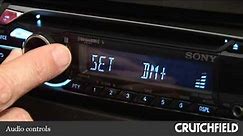 Sony CDX-GS500R CD Receiver Display and Controls Demo | Crutchfield Video