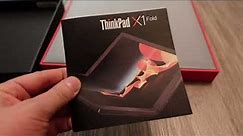 ThinkPad X1 Fold unboxing + overview - folding OLED laptops are here!