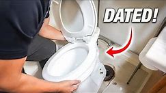 How To Install And Replace Your Old Toilet To A BETTER Efficient One! DIY