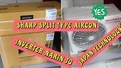 SHARP SPLIT TYPE AIRCON| INVERTER NARIN TO| HANIP SA FEATURES| AH-XS10VF| AH-XS15VF| AH-XS20VF|
