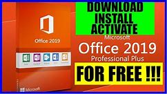 Download Microsoft Office Pro Plus 2019 Full Version for Free (Direct download)