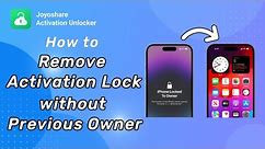 How to Remove Activation Lock without Previous Owner 2024 | Full Guide