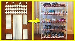 PVC Pipe Shoe Rack DIY Project