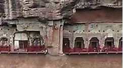 The Maiji Mountain Grottoes, one of China’s four most famous grottoes, is an over 1,600-year-old UNESCO World Heritage site in northwest China's Gansu Province with 221 grottoes preserved at present.