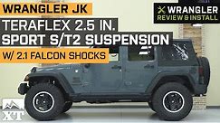 Jeep Wrangler JK Teraflex 2.5" Sport S/T2 Suspension w/ Shocks (2007-2018 4 Door) Review & Install