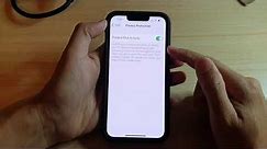 iPhone 13/13 Pro: How to Enable/Disable Protect Mail Activity for Mail Privacy Protection