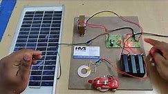 Solar wireless electric Vehicle charging system