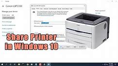 How to Share a Printer in Windows 10 | NETVN