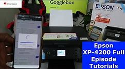 Epson XP-4200 Printer Overview, Wireless Set up, Scan, Print Double-sided, Copy & Ink Installation