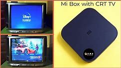 Convert CRT TV to Android smart TV | How to make CRT TV smart | MI TV box with CRT TV.