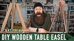 Artist Table Easel ~ WOODWORKING HOW TO DIY