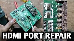 LG LED TV HDMI port replace // kaise HDMI port repair kare,