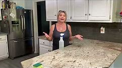 How To Paint Your Granite Kitchen Countertops, Tutorial Part 1 - Cleaning