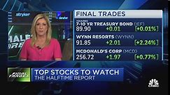 Final Trades: Wynn, McDonald's & more