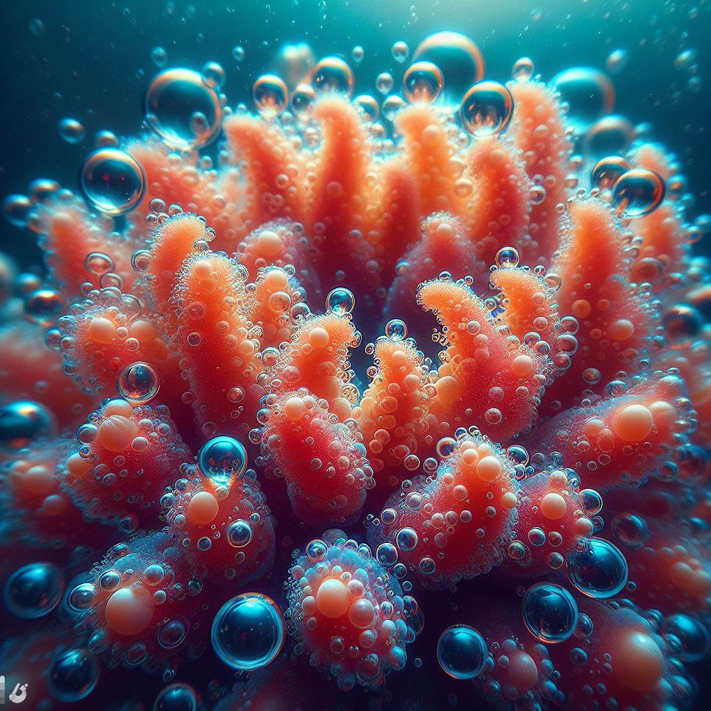 BingAI - Coral Bubbles: A Macro Masterpiece