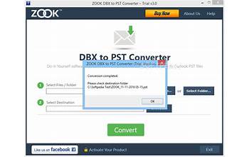Shoviv DBX to PST Converter screenshot #2