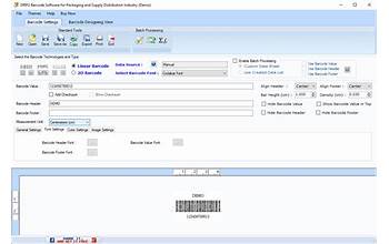 DRPU Barcode Software for Packaging and Supply Distribution Industry screenshot #0