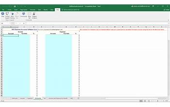 BAS Business Accounts Software Excel screenshot #2