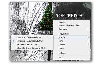 Asman Desktop Virtual Christmas Tree screenshot #4