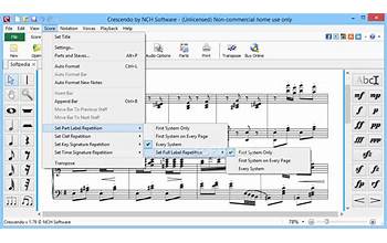 Crescendo Music Notation Editor screenshot #0