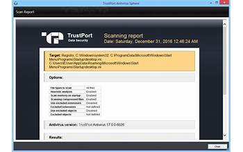 Trustport Antivirus Sphere screenshot #1