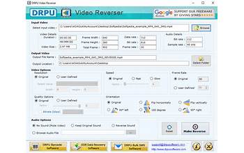 DRPU Video Reverser screenshot #0
