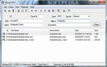Free Merge MP3 screenshot #4