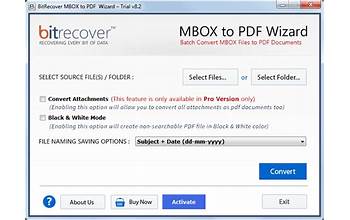 BitRecover MBOX to PDF Wizard screenshot #6