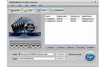 Free Video to DVD Converter screenshot #1