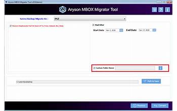 Aryson MBOX Migrator Tool screenshot #1
