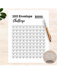 Image result for Money Envelope Challenge Printable
