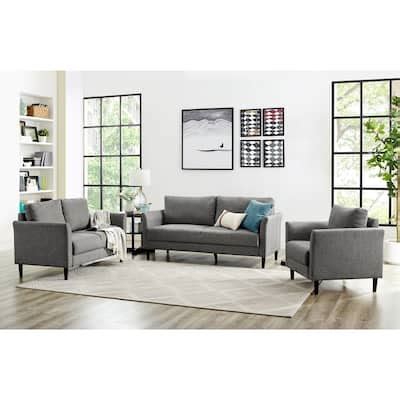 claire living room sofa set classic style  piece modern living room