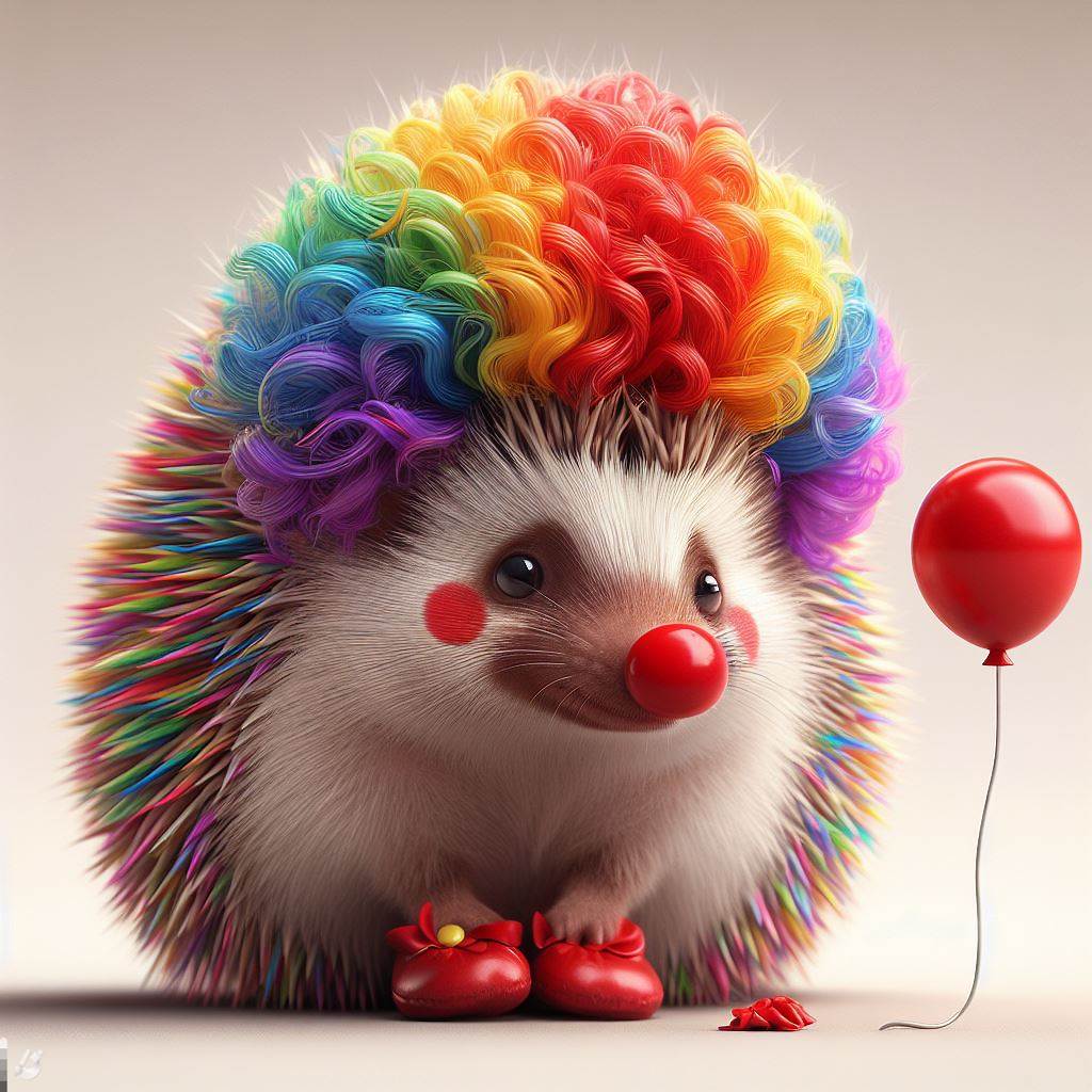 BingAI - The Clown Hedgehog