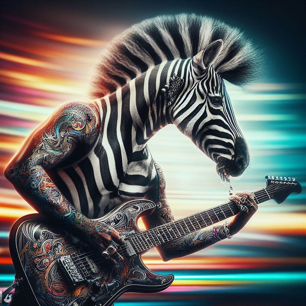 BingAI - Rockstar Zebra