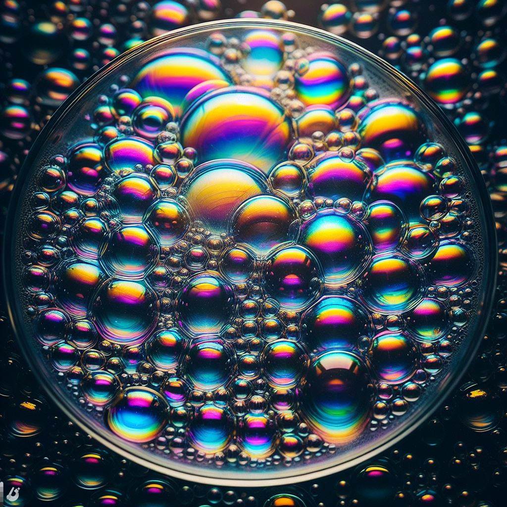 BingAI - Rainbow Reflections in a Glass Bowl