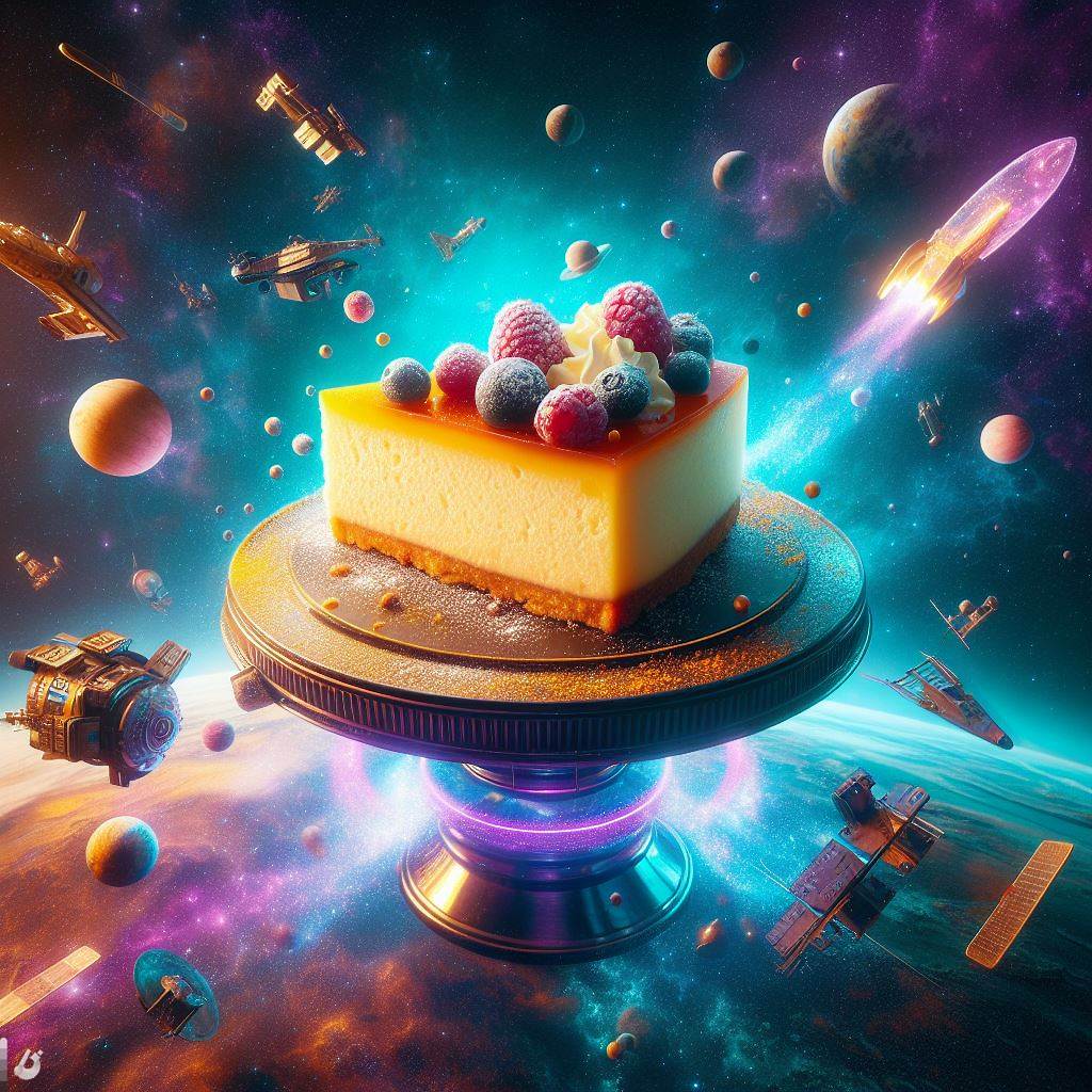 BingAI - Interstellar Cheesecake: A Sci-Fi Dessert Adventure