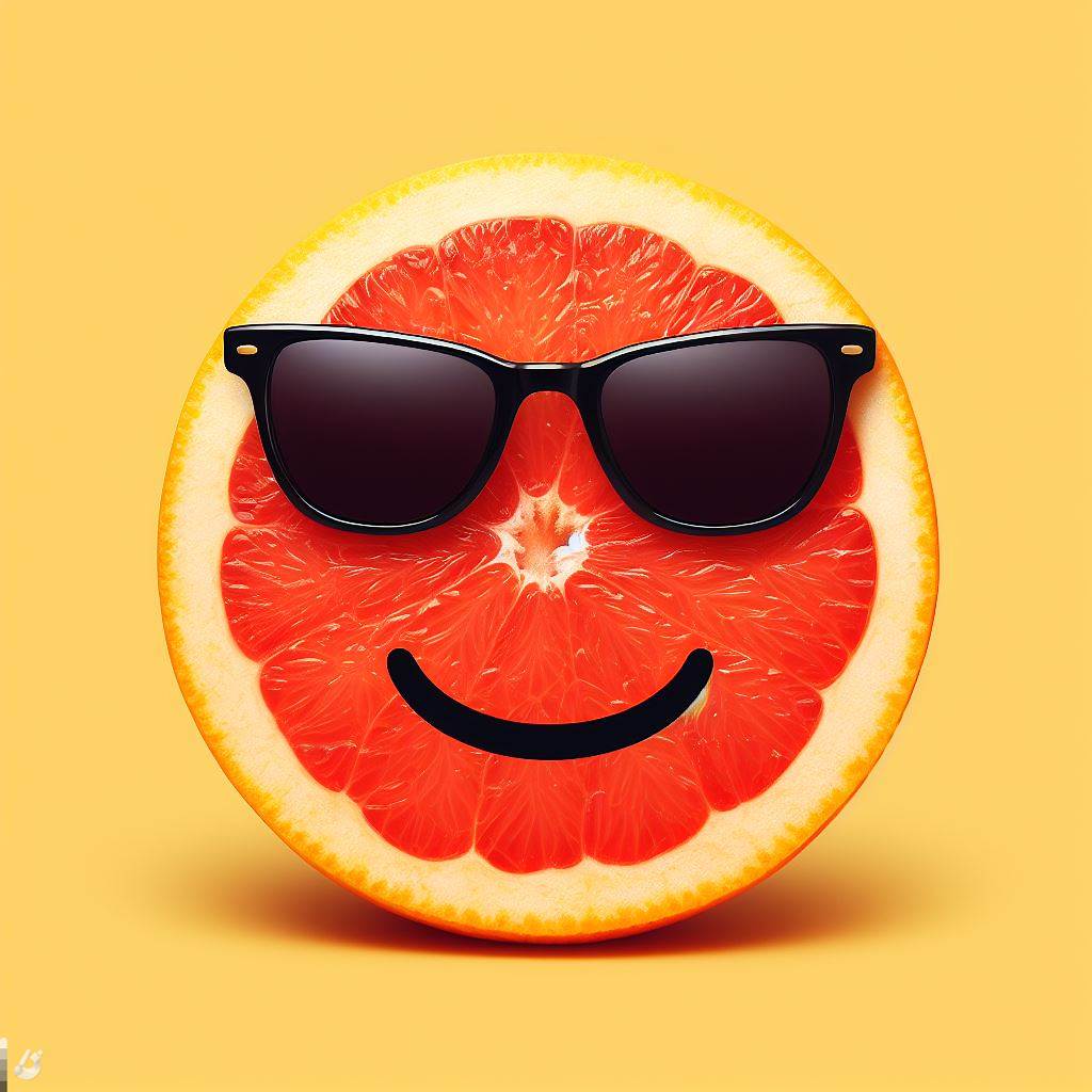 BingAI - Cool Grapefruit Slice