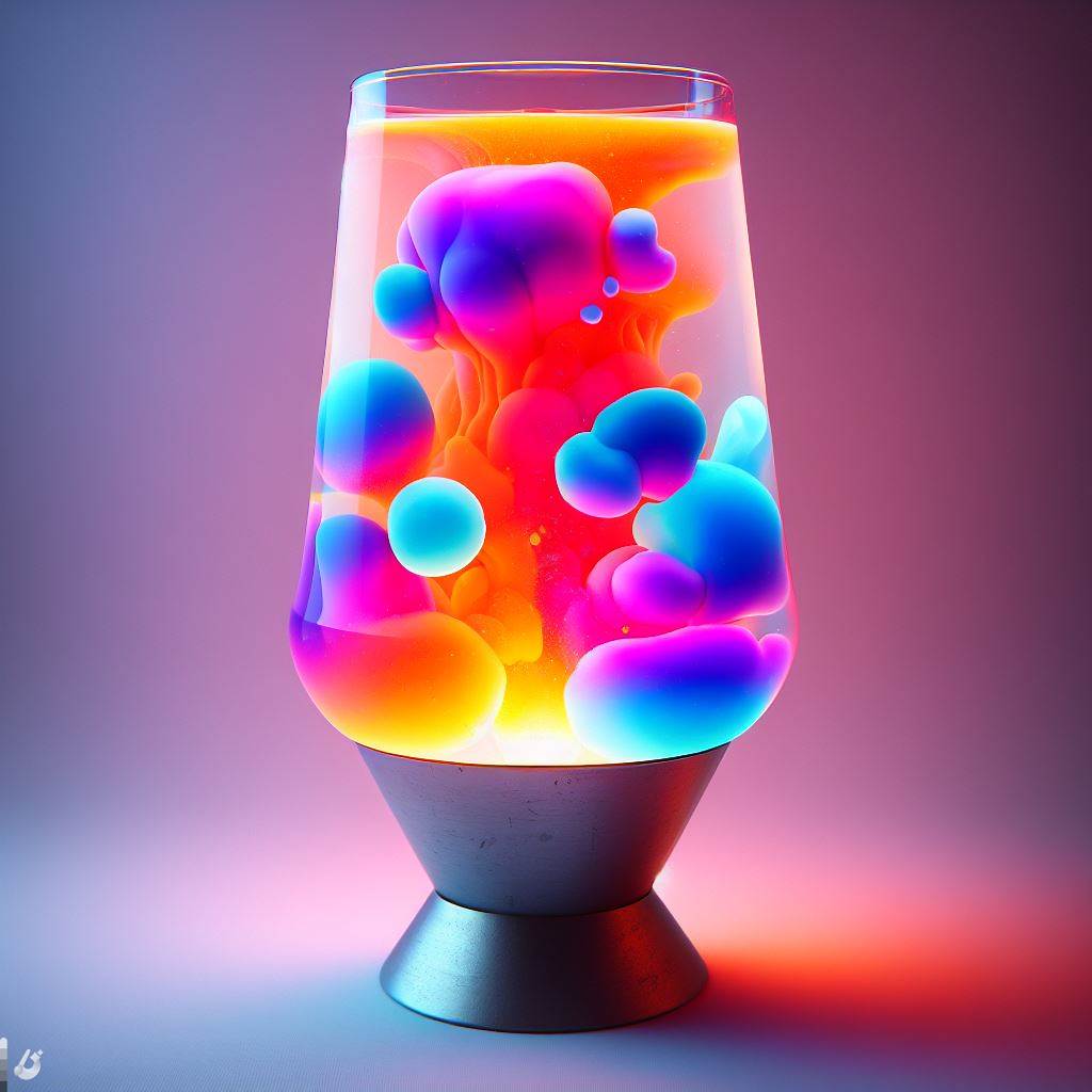 BingAI - Colorful Lava Lamp Bowl
