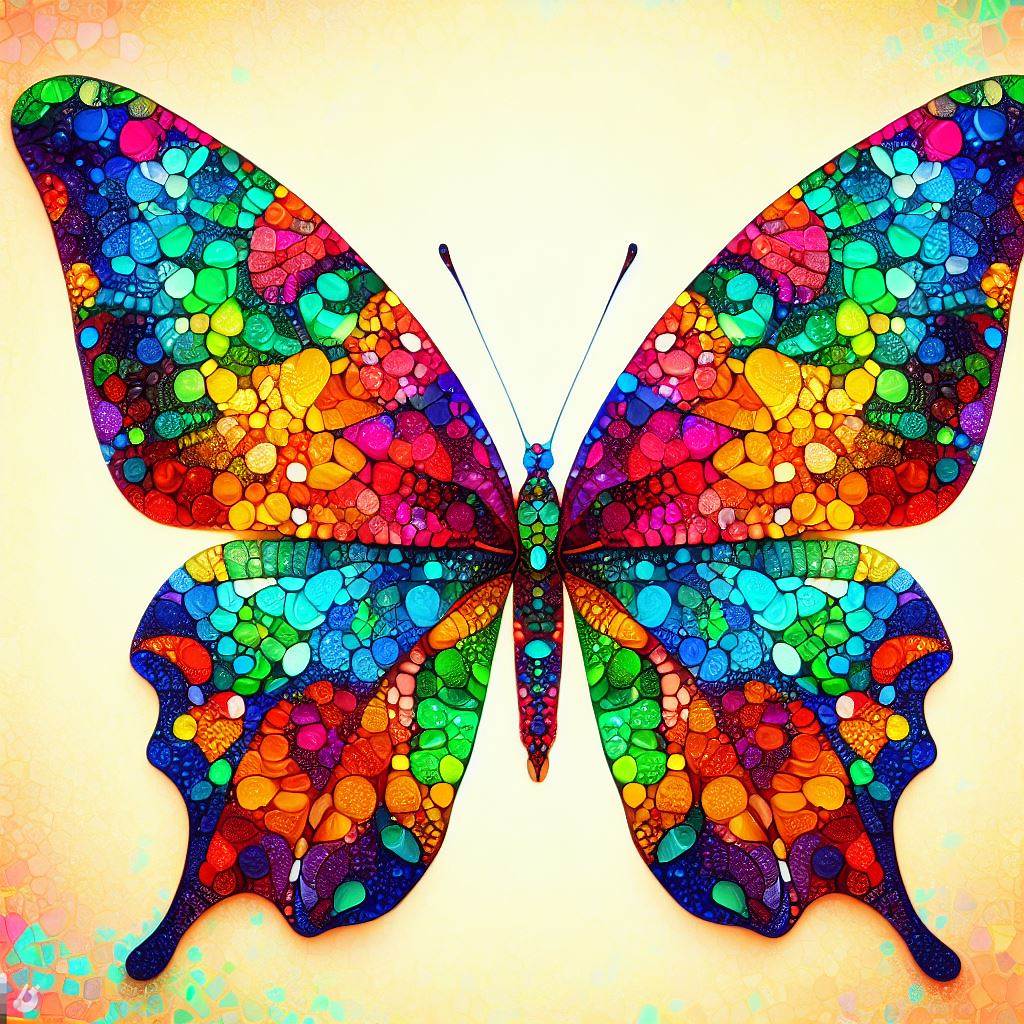 BingAI - Butterfly Fudge Mosaic