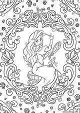 Mandala Coloriage Mandalas Princesse Adulte Sirene Ariel Ausmalbilder Ausdrucken Raiponce Malvorlagen Prinzessin Pintar Colorier Madala Melody Meilleur Archivioclerici Coloriages Walt sketch template