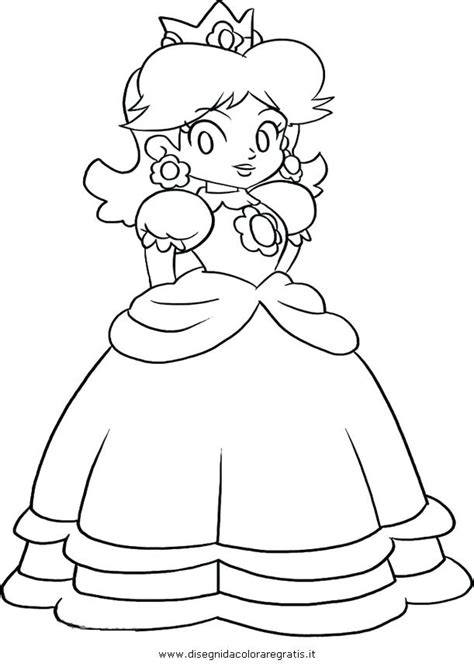 princess daisy coloring pages  getdrawings