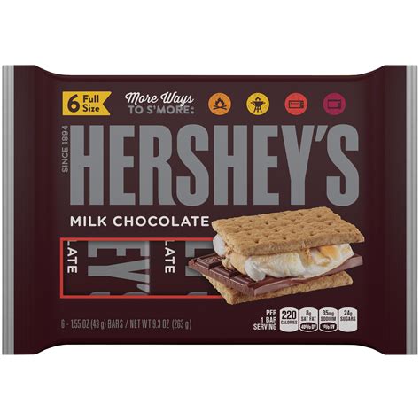 hersheys milk chocolate bars  oz  count walmartcom