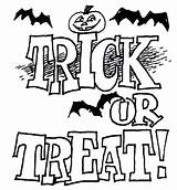 Trick Treat Pages Coloring Getcolorings Printable sketch template