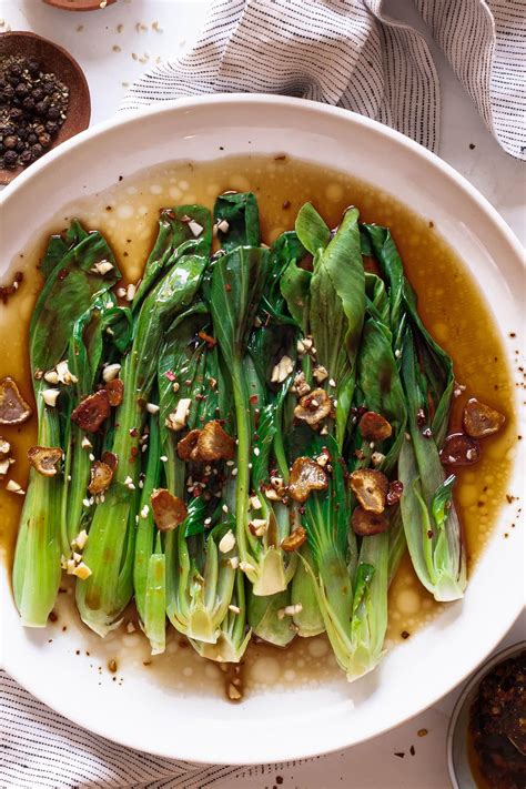 Stir Fried Pak Choi With Oyster Sauce Recipe Feed Your Sole