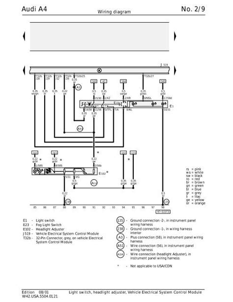elektronika  audi   amp wiring diagram  audi  motor starter wiring diag